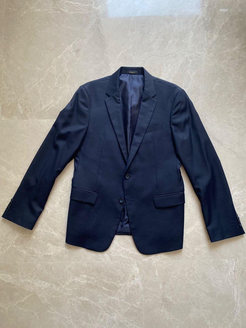 Navy Blue Suit Black Shirt  A Bold Color Combination - Nimble Made