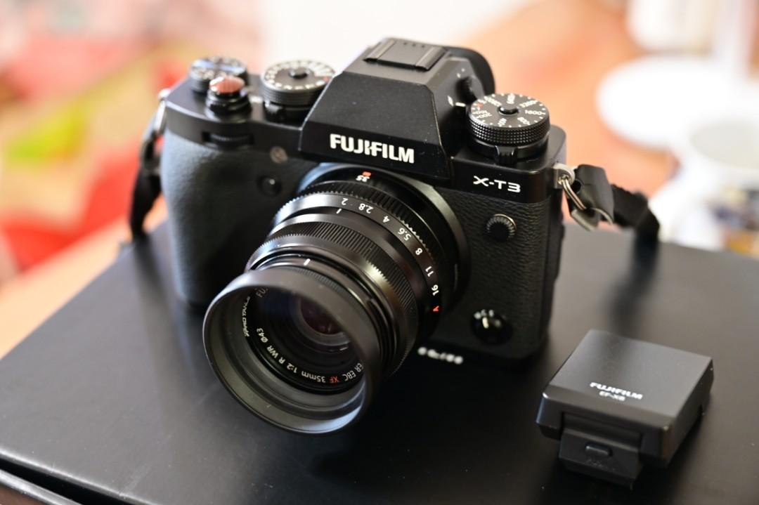 Fujifilm xt3 + xf 35mm f2, 攝影器材, 鏡頭及裝備- Carousell