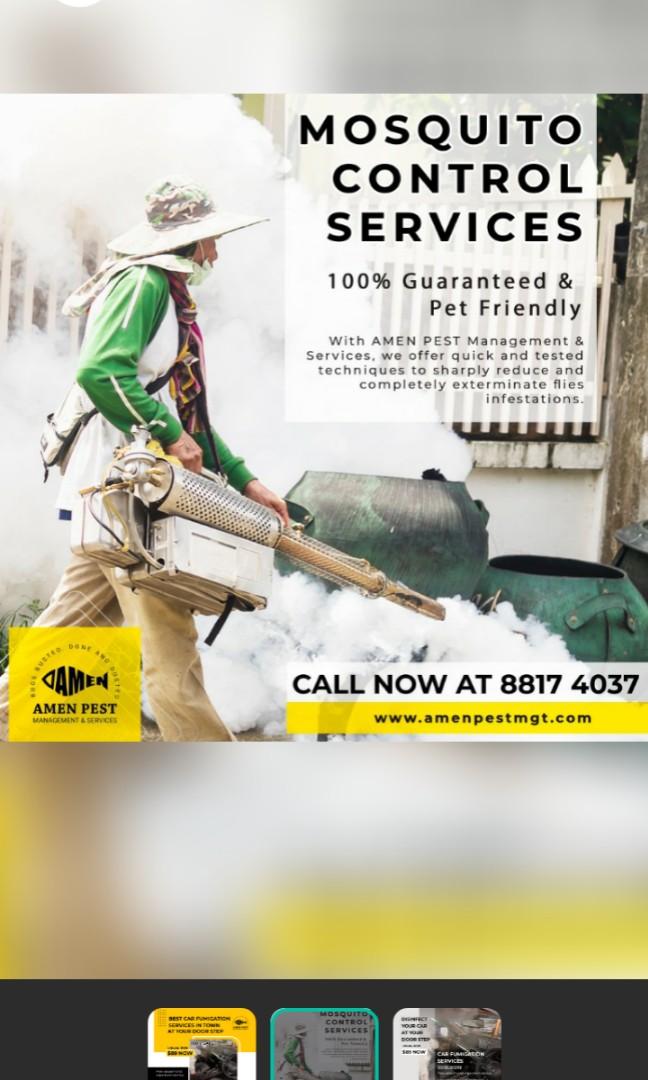 Fumigation, roaches, ants, bed bugs, fogging, rodent treatment