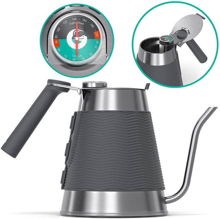 "Gooseneck Kettle Coffee Gator True Brew Coffee Kettle Precision
