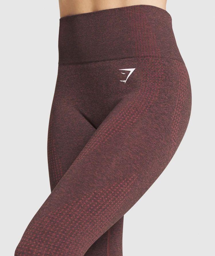 Gymshark Vital Seamless Leggings (Brown Marl), Women's Fashion, Activewear  on Carousell