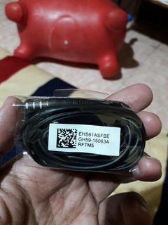 Headset original samsung a52, a51, a50s, a50 warna hitam