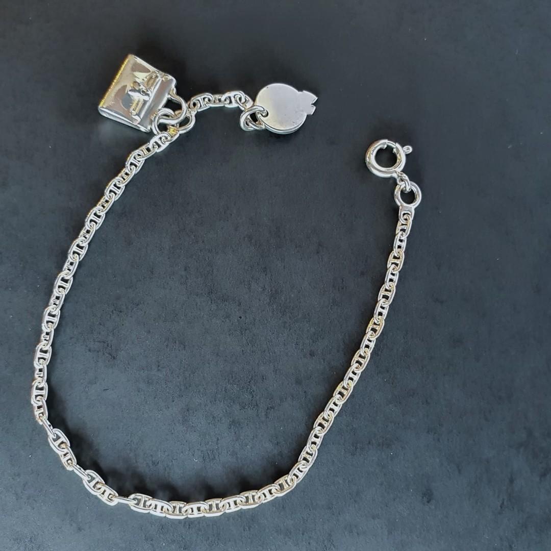 Hermes Amulettes Birkin Bracelet in Silver, Women's Fashion, Jewelry &  Organisers, Bracelets on Carousell