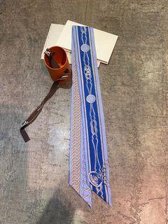 Hermes twilly blue