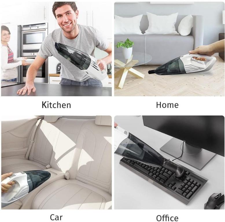 Homasy Cordless Handheld Vacuum, Portable Lightweight Vacuum Cleaner