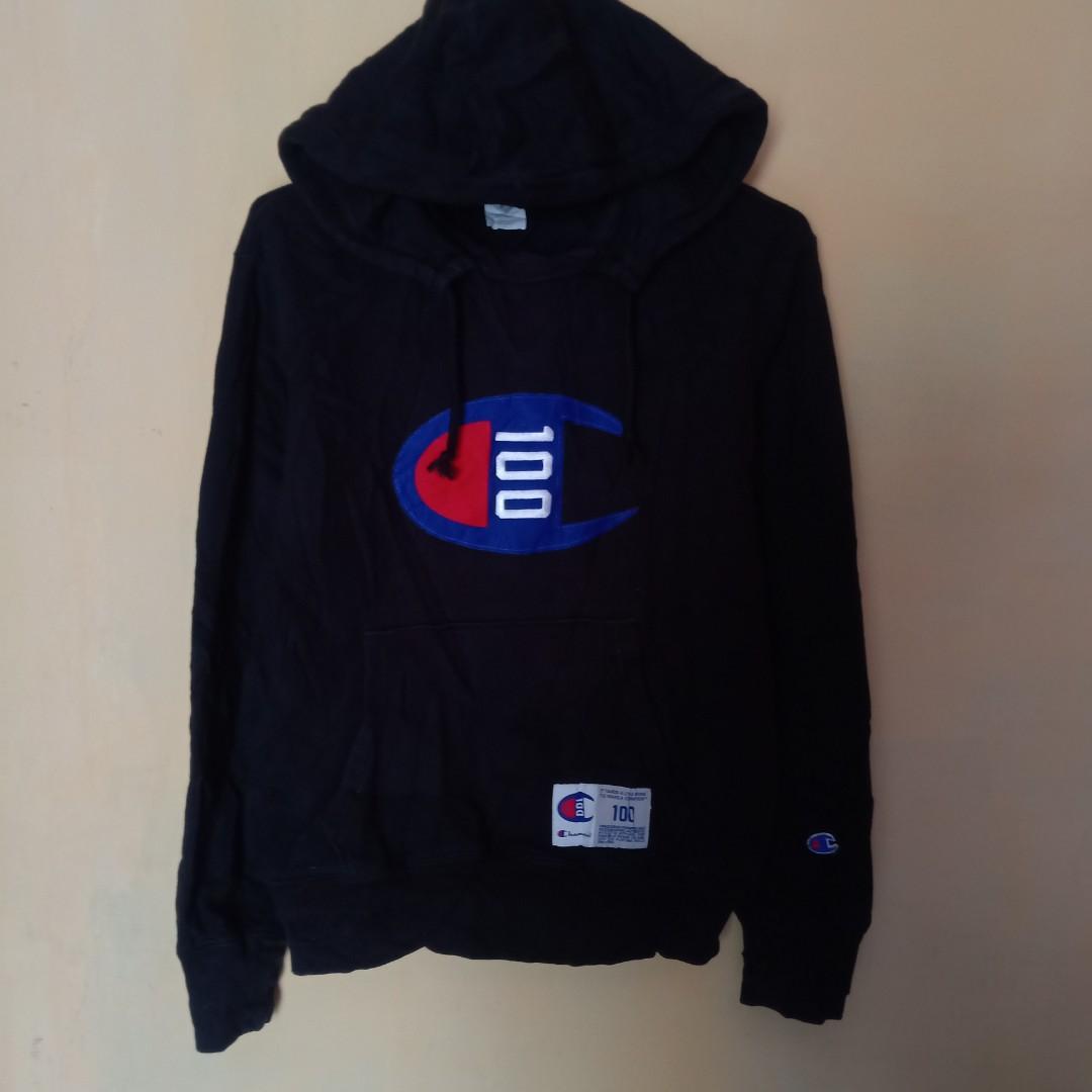 Hoodie Champion 100 Anniversary black Limited edition