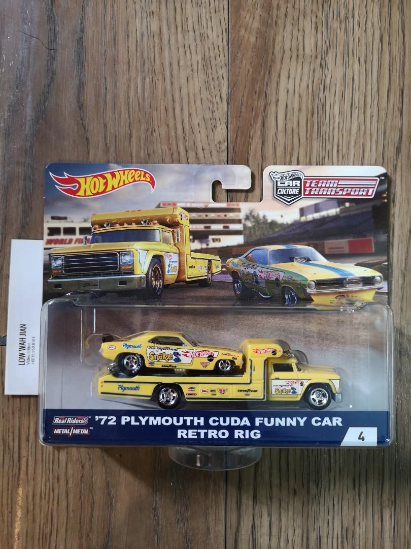 Hot Wheels Team Transport series lot Snake Mongoose Hobbies