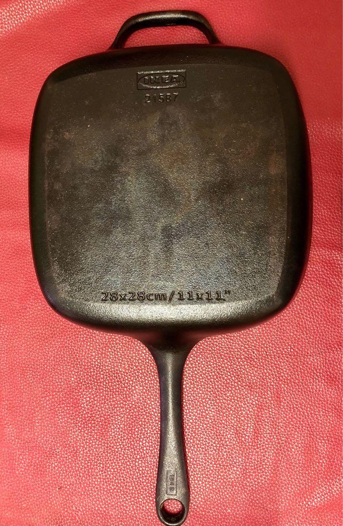 VARDAGEN Grill pan, cast iron, 11x11 - IKEA