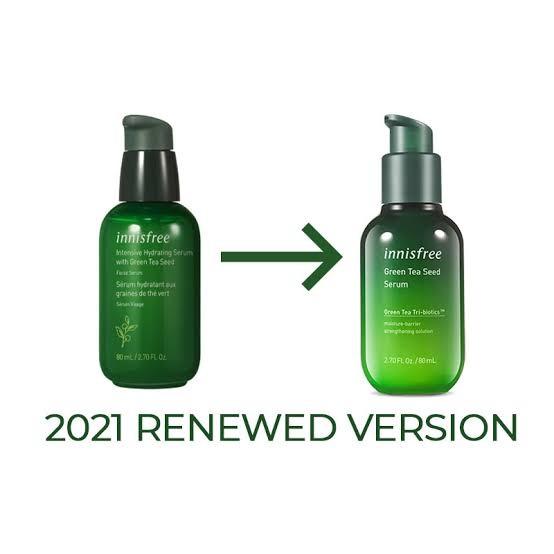 Innisfree Green Tea Seed Serum 30ml (Category: Face Care) located in Manila. Submitted by hexapom (Listing ID 1114934743, Image 2). Description: Innisfree Green Tea Seed Serum Trial size 30ml 2021 version with Tri-Biotics Authentic skincare sourced straight from Korea I personally have tried and use the skincare I sell.