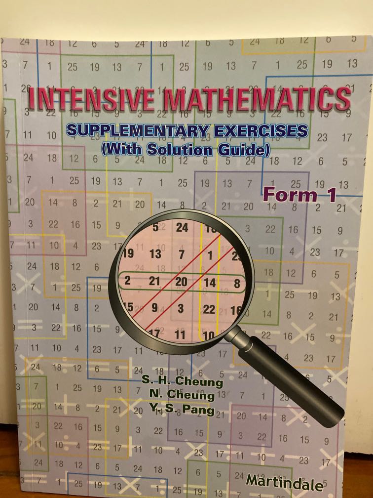 Intensive Mathematics - Supplementary Exercises (With Solution Guide ...