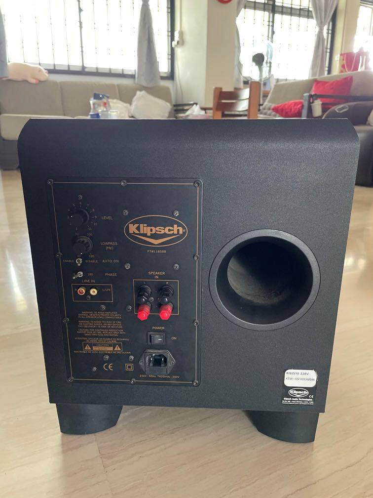 Klipsch Subwoofer KSW10, Audio, Other Audio Equipment on Carousell
