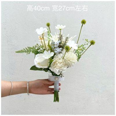 Korean Rom Simple Wedding Bridal Bouquet 韩式森系新娘注册手捧花 Bunga Tangan Luxury Accessories On Carousell