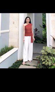 Kulot putih highwaist