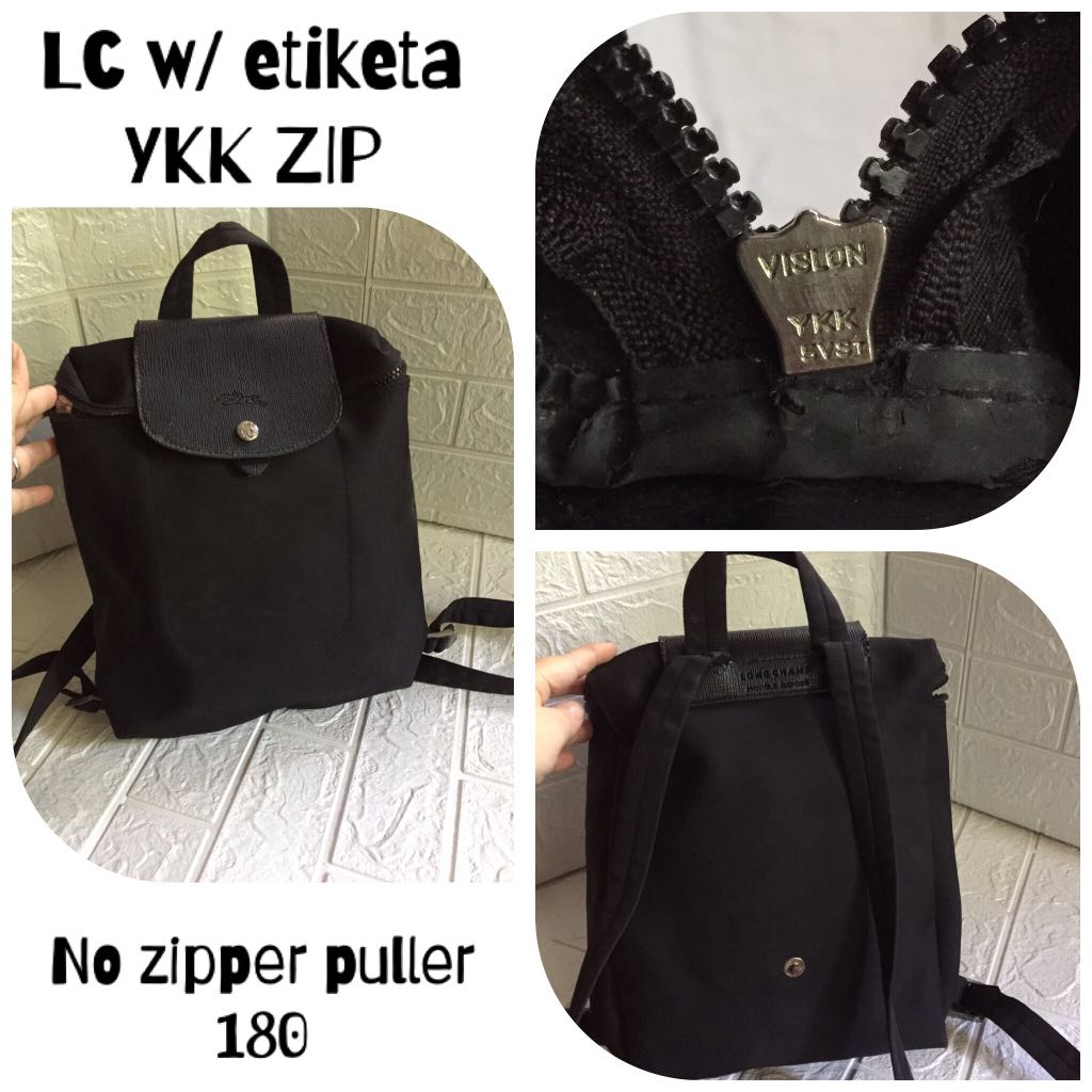 LC YKK ZIP no puller, Women's Fashion, Bags & Wallets, Backpacks on