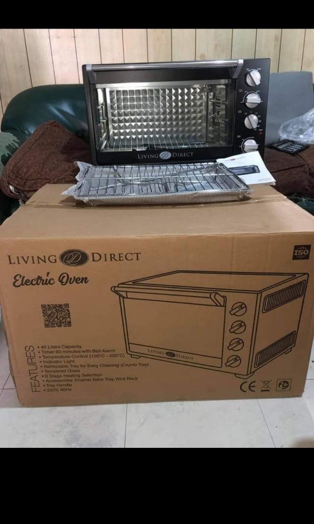 Living Direct Electric Oven with Free Baking tools!, Furniture & Home Living, Kitchenware