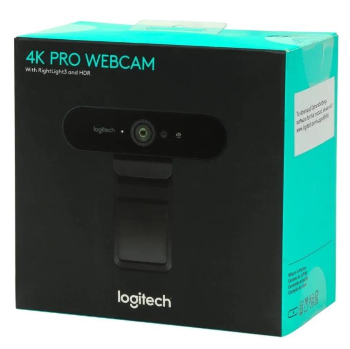 Logitech BRIO 4K Ultra HD webcam - webcam - 960-001105 - Webcams 