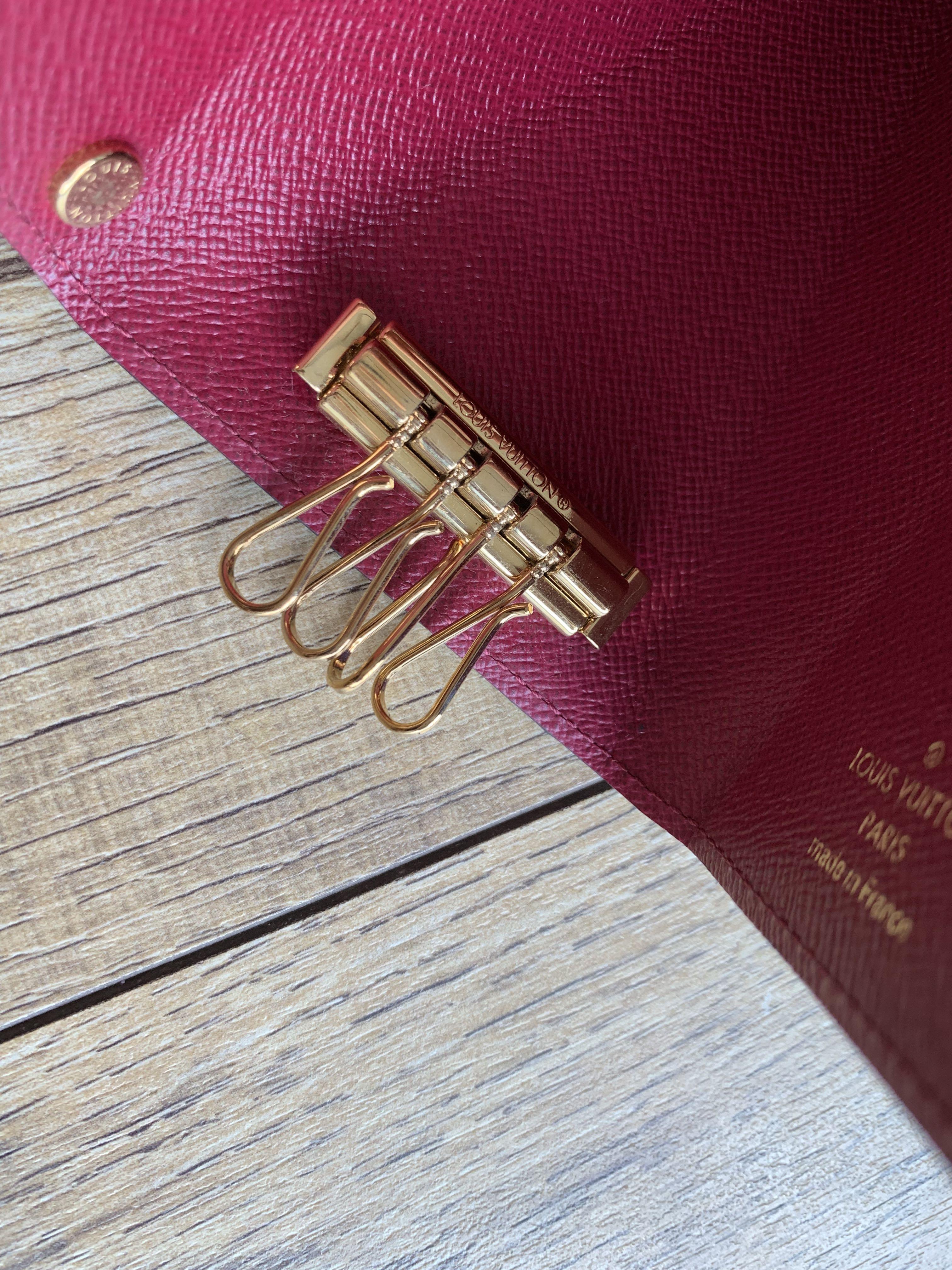 Pink and Beige Monogram Empreinte Berlingot Bag Charm Gold Hardware, 2021
