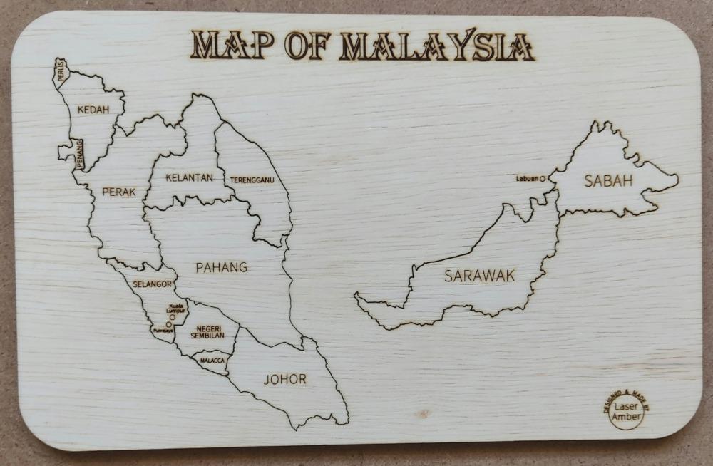 Malaysia Map For Kids Map Of Malaysia Puzzle Kid's Children Souvenir Geography School Education  Preschool Montessori Kindergarten Fun Learning Teaching Aid, Hobbies &  Toys, Toys & Games On Carousell