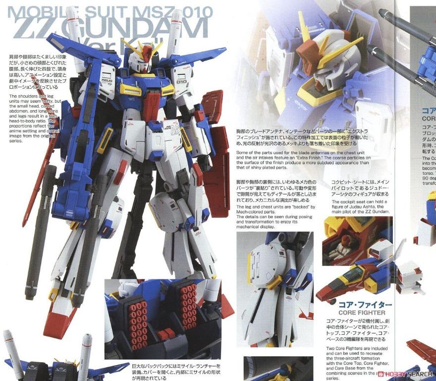 MG 1/100 ZZ Gundam Ver.Ka, Hobbies & Toys, Toys & Games on Carousell