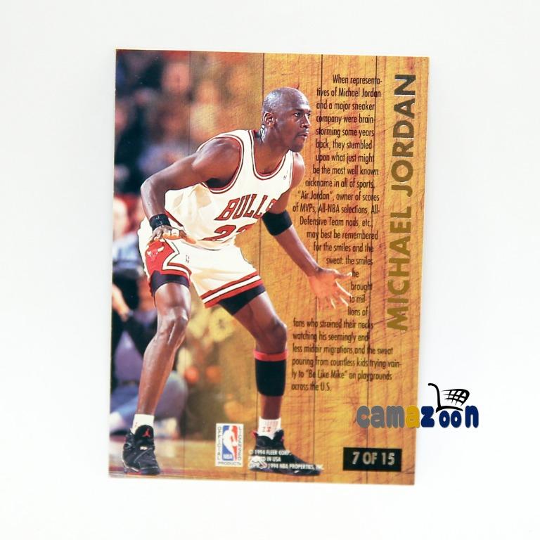MICHAEL JORDAN 1993 Fleer Ultra Nicknames AIR Card #7, 興趣及遊戲