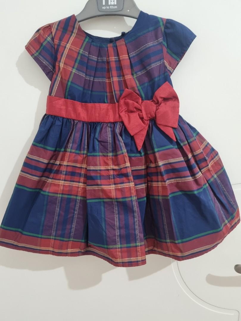 Mothercare deals tartan dress