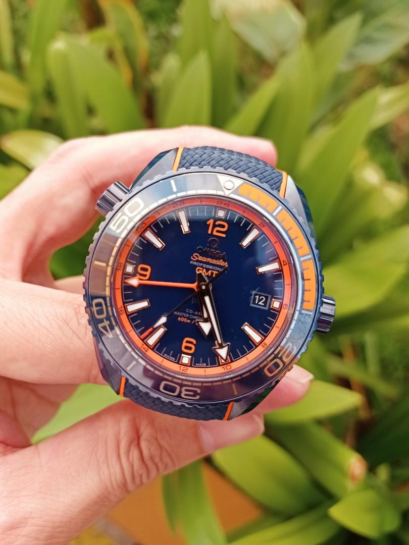 Omega seamaster big on sale blue