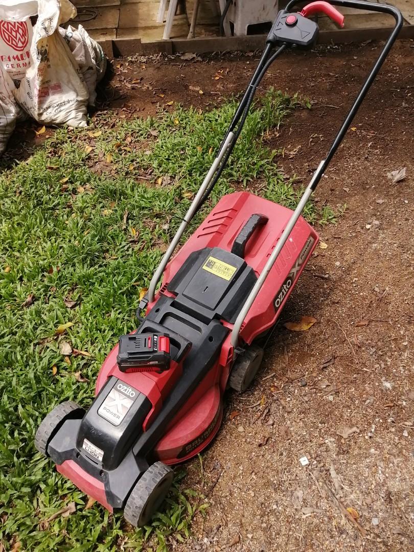 Ozito Einhell 18V Cordless Lawn Mower Furniture Home Living