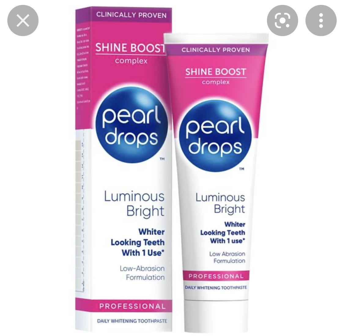Pearl drops toothpaste lasting flawless whiteness protection / luminous  bright/ enamel strengthening