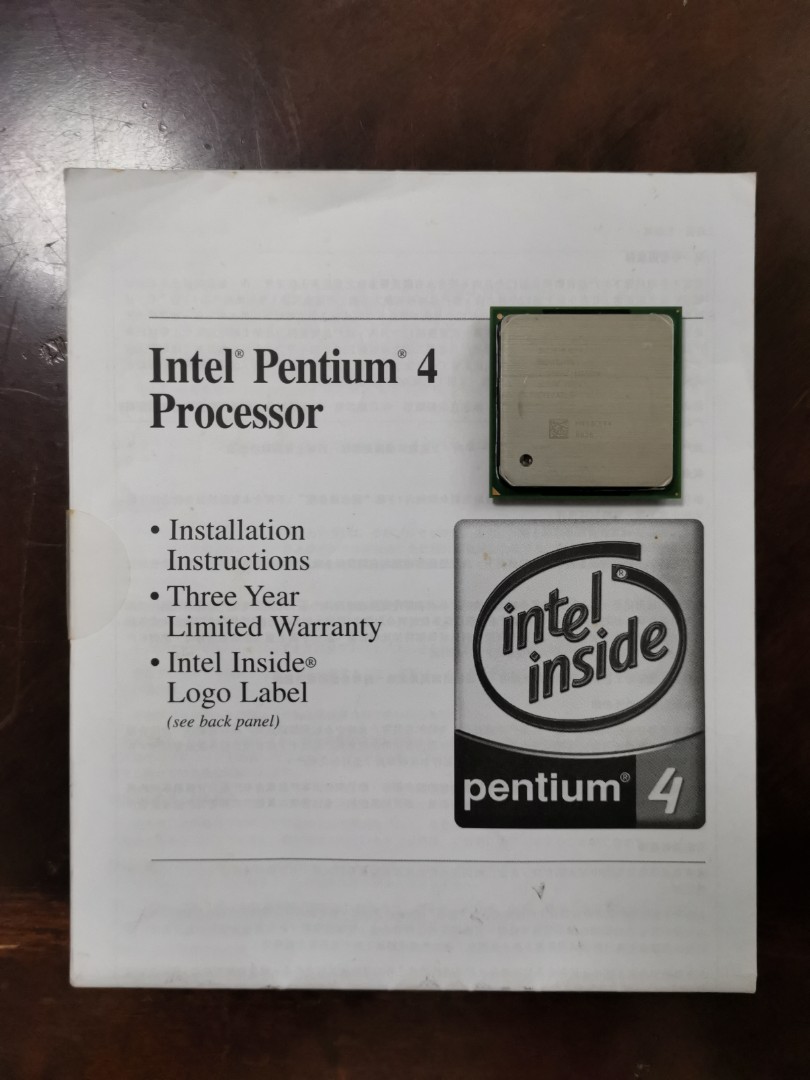 Pentium 4 @ 2.8Ghz (with logo sticker), Computers & Tech, Parts ...