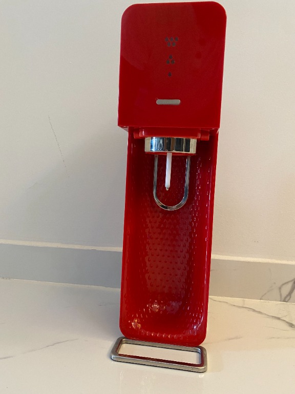 Perfectly working Red Sodastream SOURCE Sparkling water Machine, TV