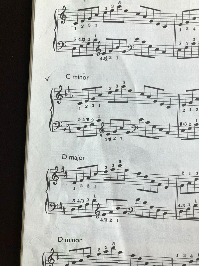 ABRSM Grade 8 Piano Scales & Arpeggios, 興趣及遊戲, 書本 & 文具, 書本及雜誌 補充練習