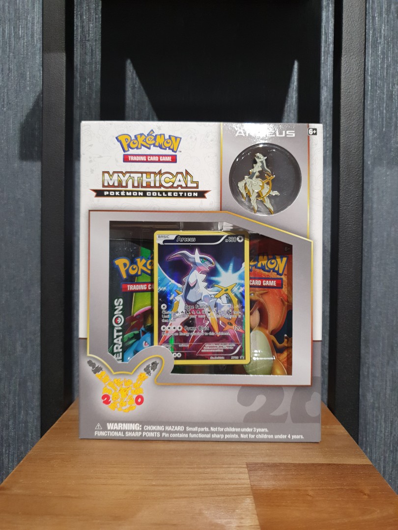 Pokemon TCG Card 20th Anniversary Generations Arceus Mythical ...