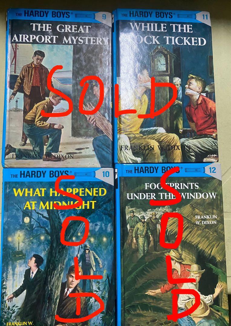 Preloved Hardy Boys Hardbound books (Category: Storybooks) located in Quezon City. Submitted by wkouy (Listing ID 1095346152, Image 3). Description: Preloved Hardy Boys Hardbound books. All In good Condition . Most volumes are like new, only few volumes are pretty old. Get one free soft bound hardy boys for every 10 books purchased. Get two free Soft bound hardy boys for every twenty books purchased! Hurry while available. Get more freebies hardy