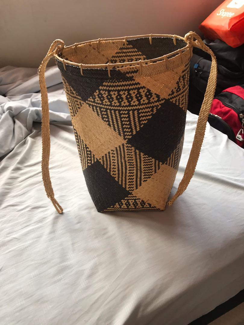 Rattan basket bag Bukul handmade Sarawak