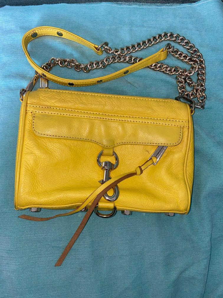 Rebecca minkoff yellow crossbody discount
