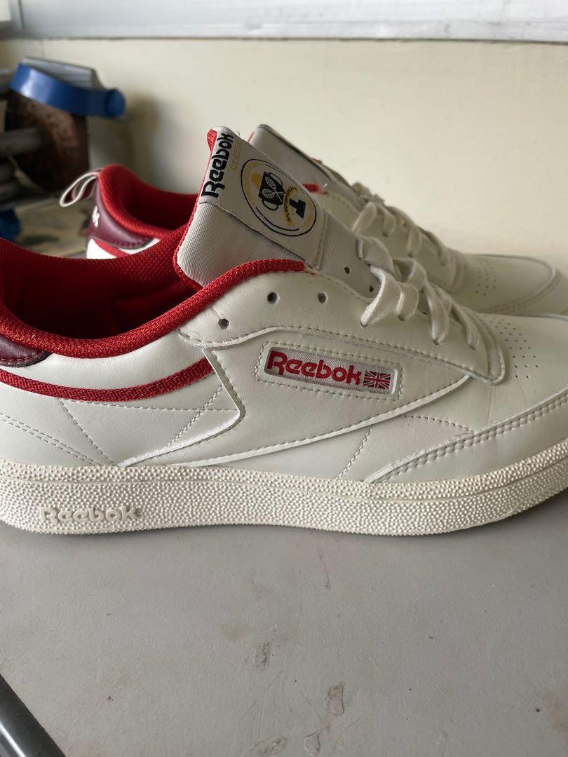 Reebok classic white sale outlet