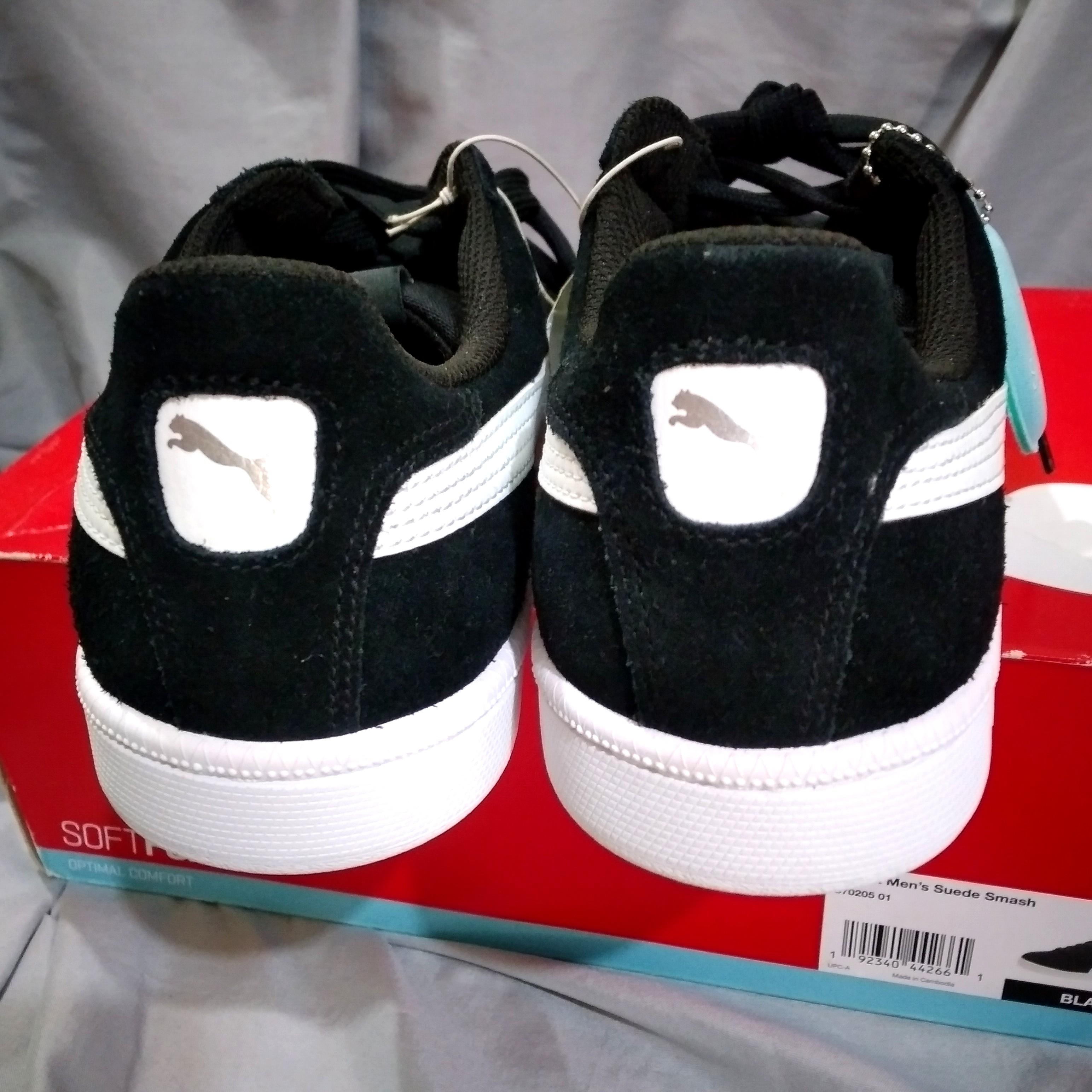 puma black white