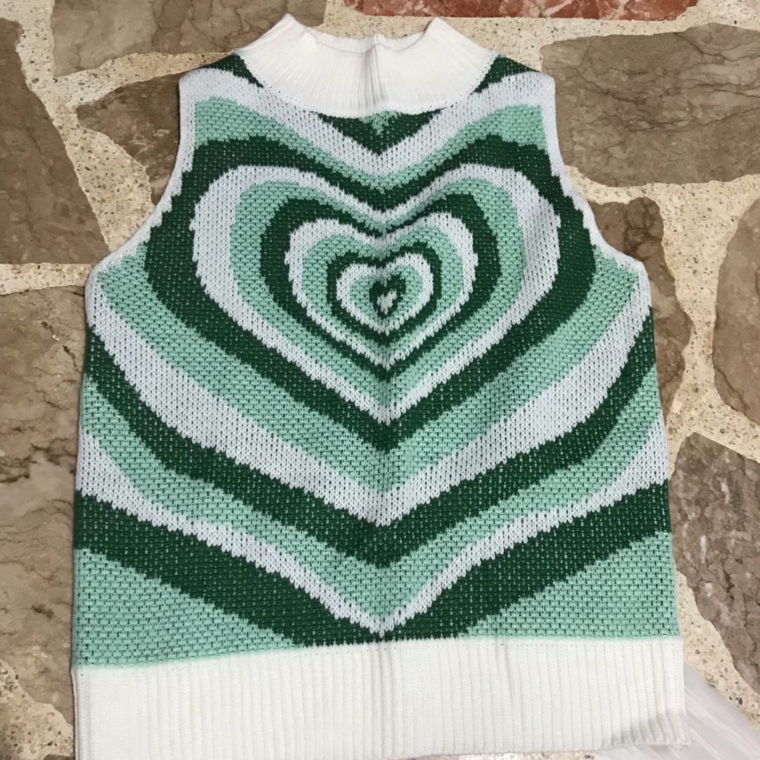 shein heart sweater