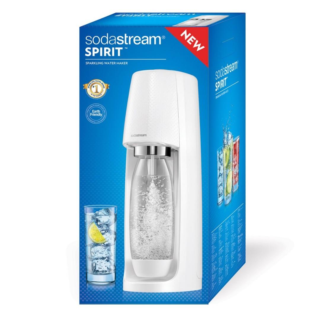 Sodastream Spirit Sparkling Water Maker with Sealed Refillable Co2 60L