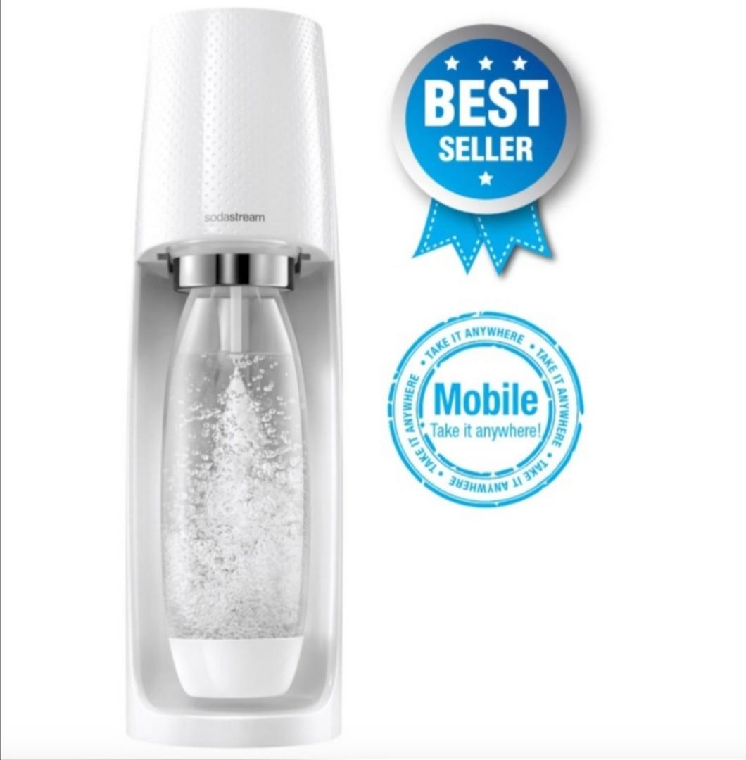 Sodastream Spirit Sparkling Water Maker with Sealed Refillable Co2 60L