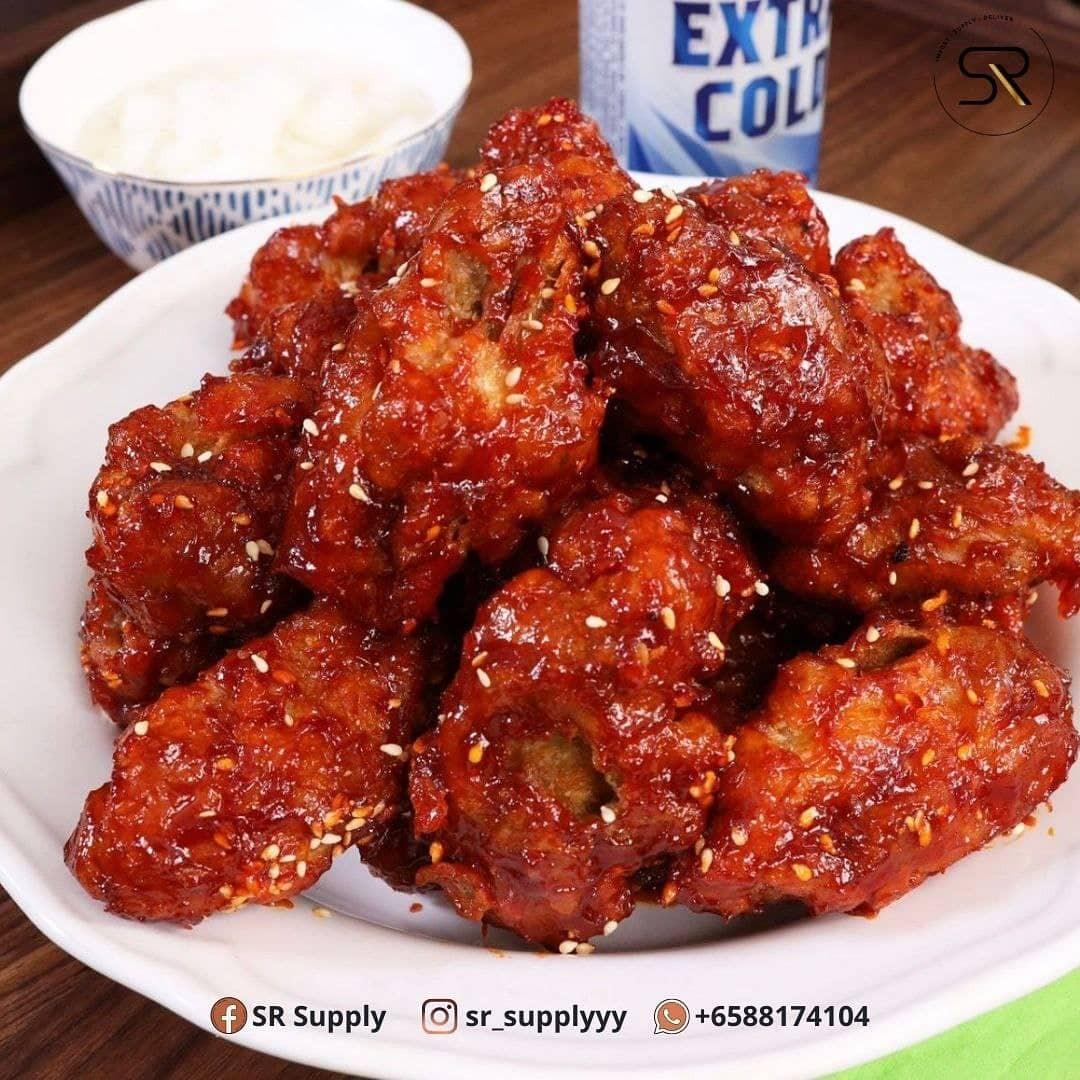 Spicy korean chicken, Food & Drinks, Packaged & Instant Food on Carousell