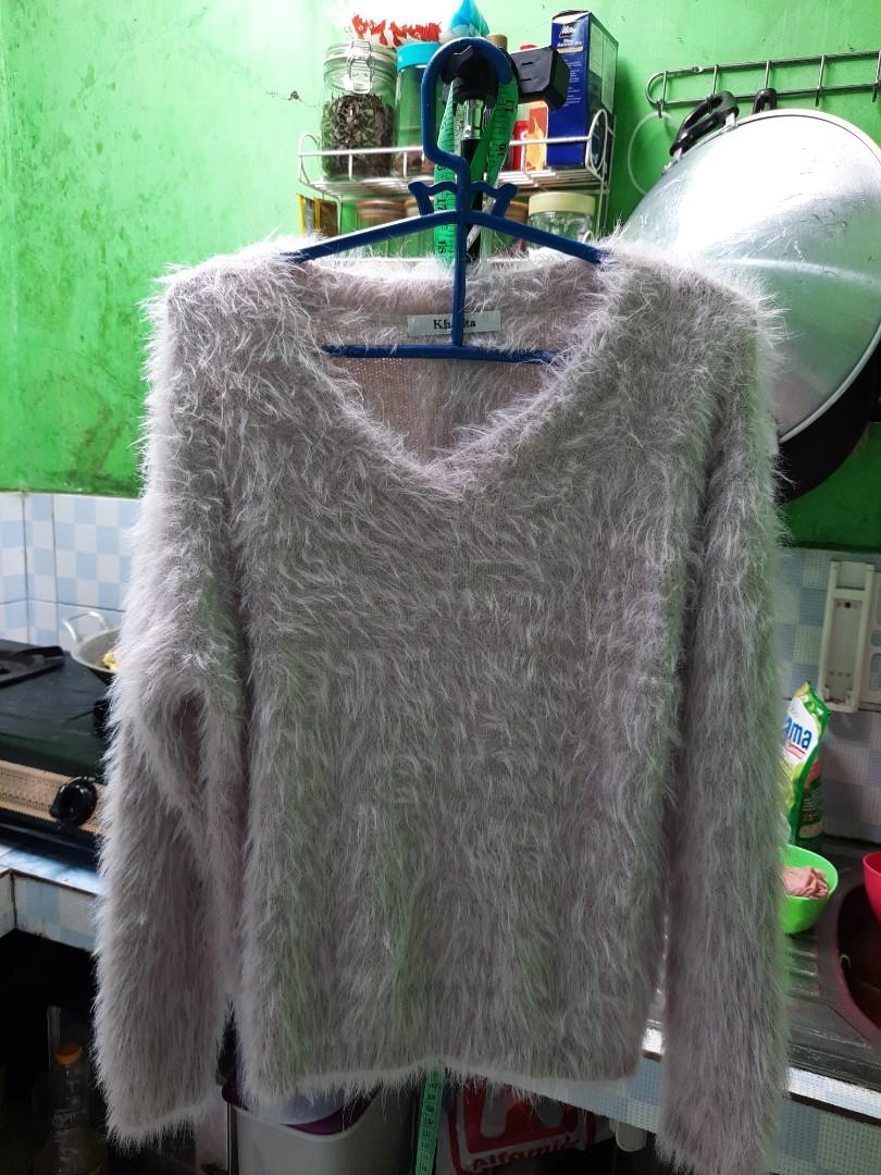 Sweater sales bulu korea