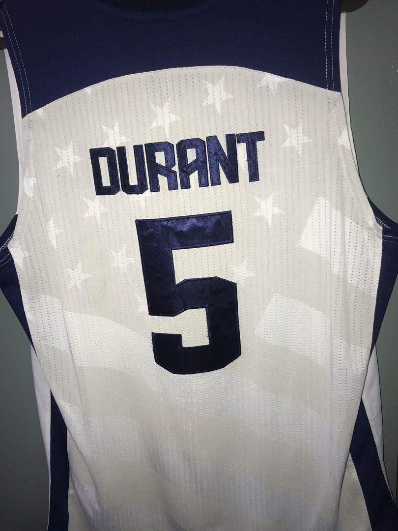 Usa basketball jersey durant best sale