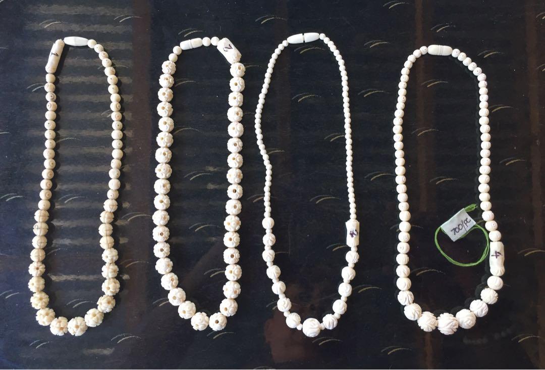 Less Vintage Necklace -700 (Category: Necklaces) located in Cebu City. Submitted by alveygidjet (Listing ID 1114970677, Image 1). Description: Vintage japan bone Necklace Perfect for your OOTD 350 each.