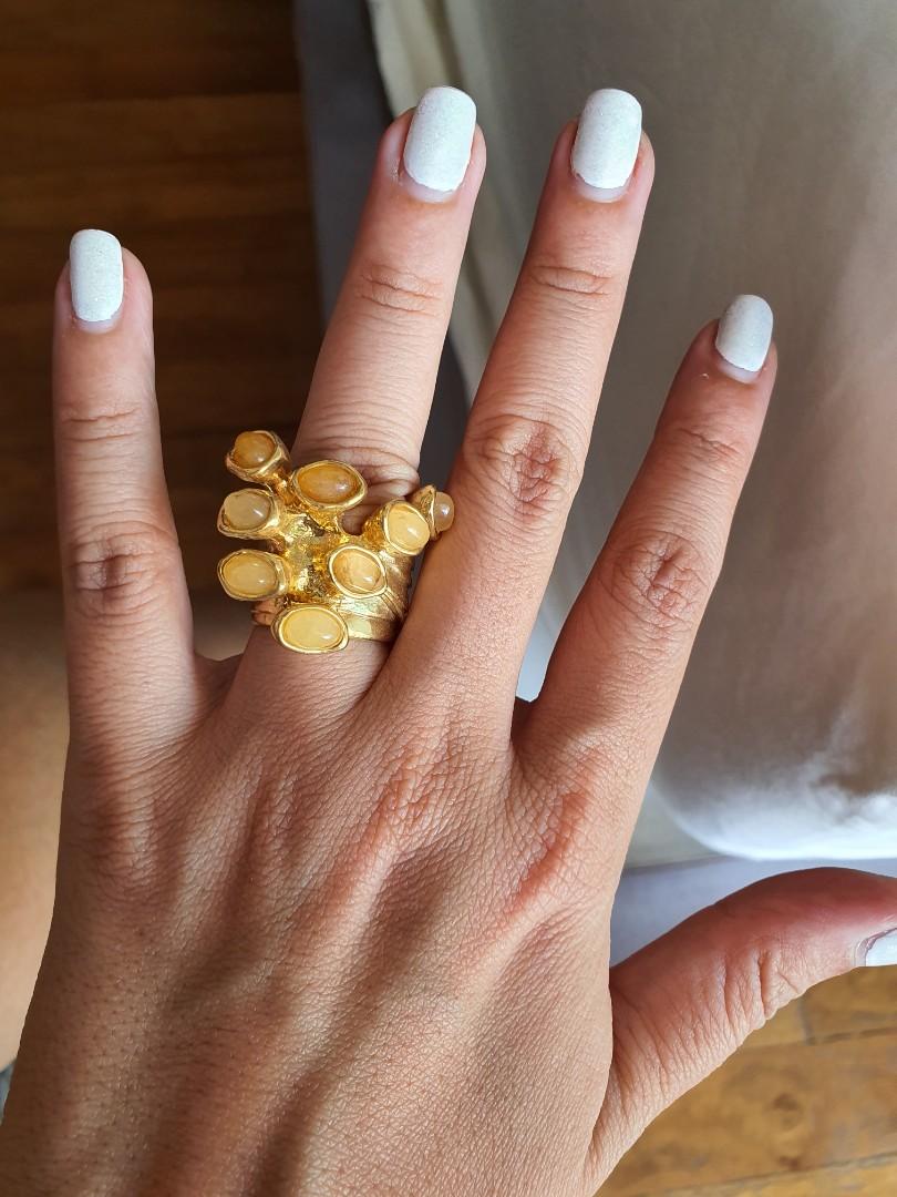 Vintage YSL saint laurent ring Women s Fashion Jewelry