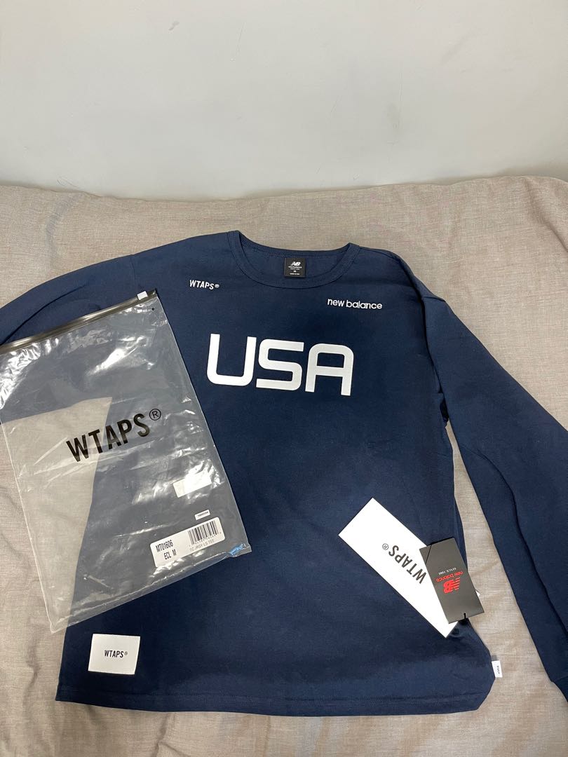 WTAPS x new balance USA Long T-Shirt, 男裝, 上身及套裝, T-shirt ...
