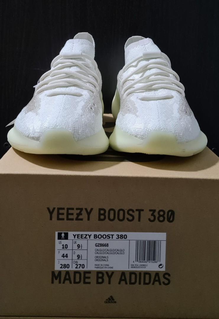 Yeezy 380 Calcite Glow, Men's Fashion