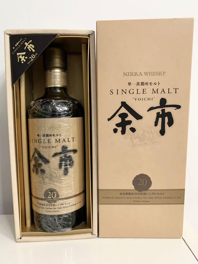 Yoichi余市20年單一蒸溜所威士忌, 嘢食& 嘢飲, 酒精飲料- Carousell