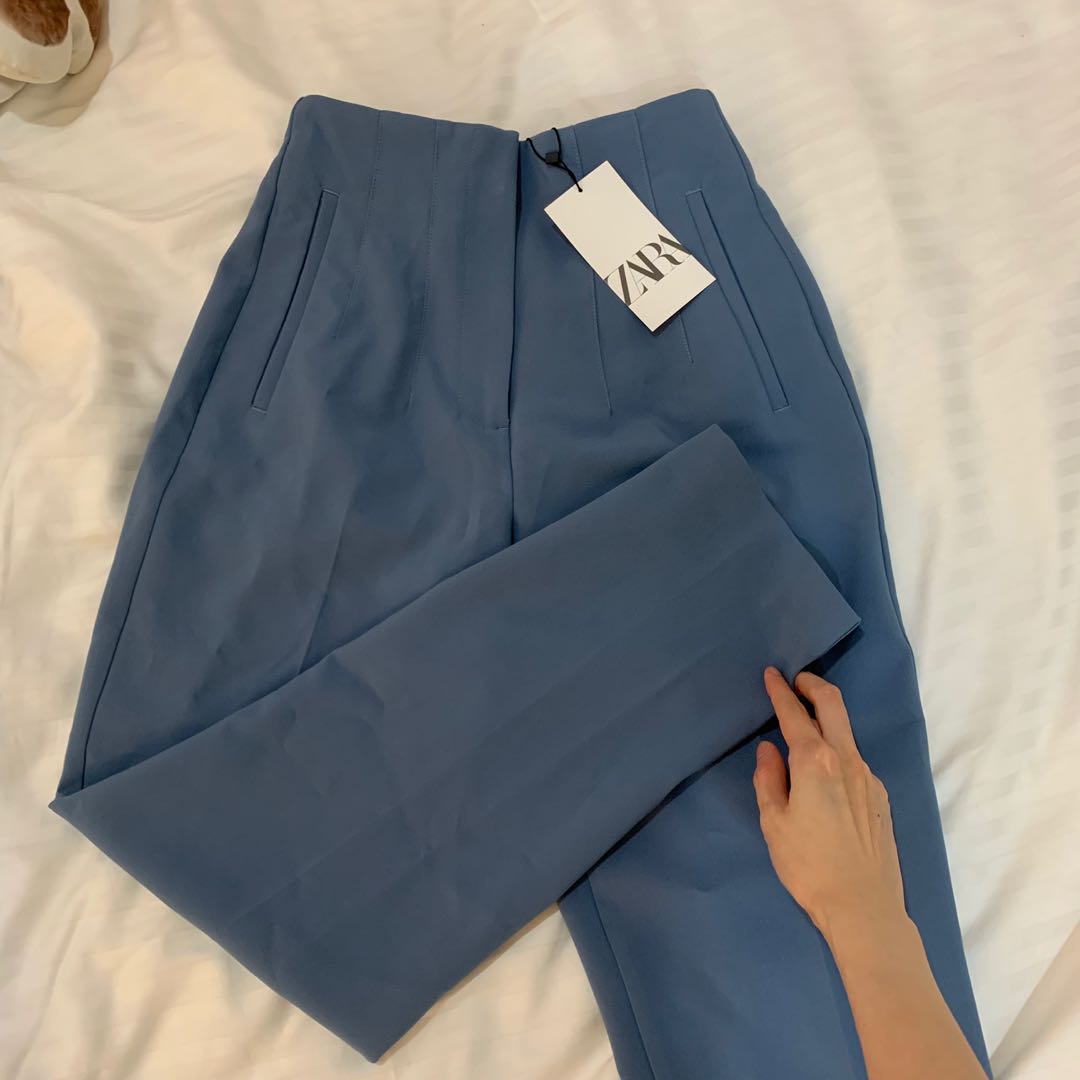Zara High Waisted Pants #septsale, Women's Fashion, Bottoms, Other Bottoms  on Carousell