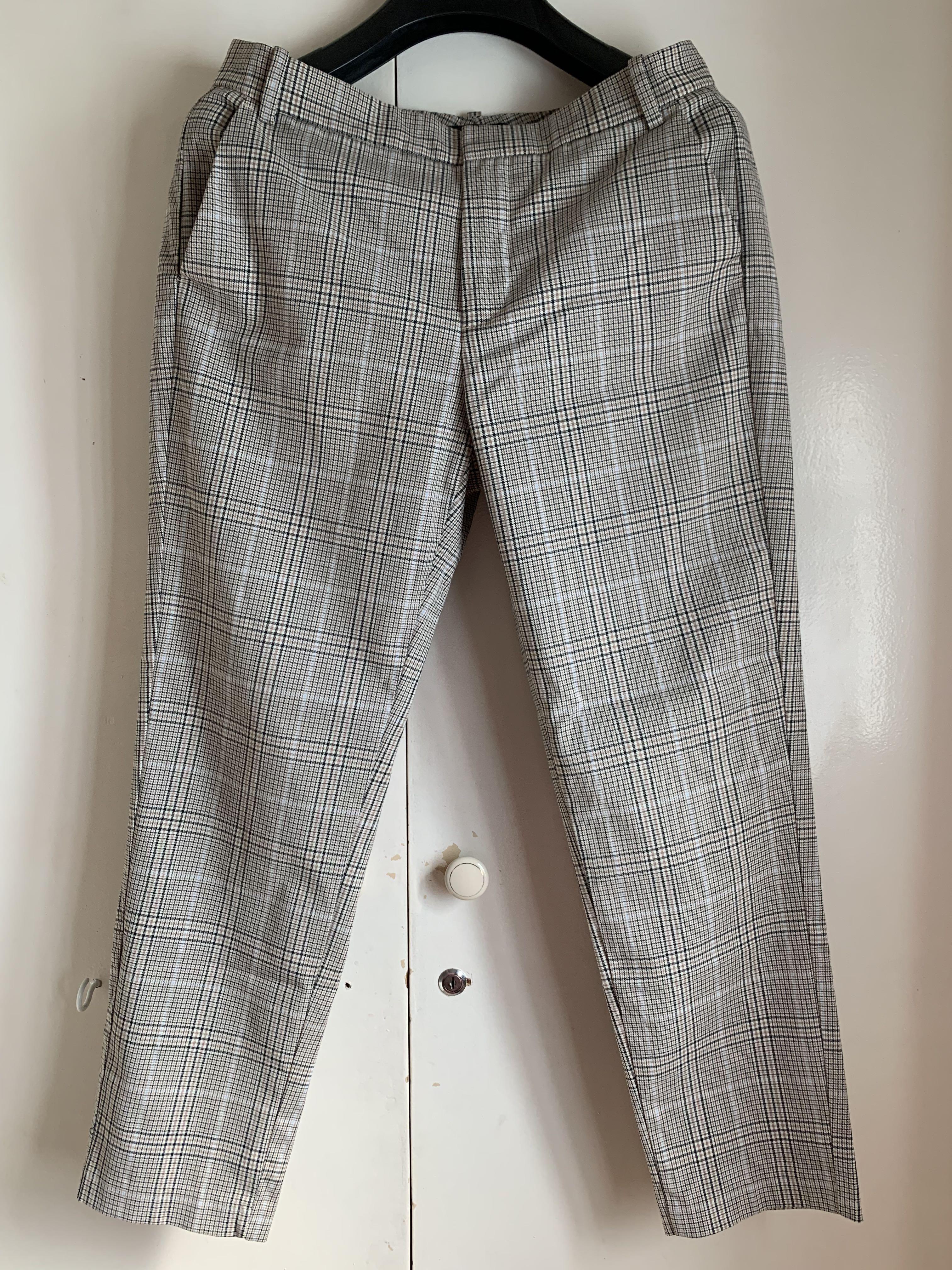 Zara women's plaid pants on sale